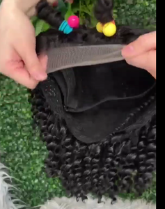 <span class=keywords><strong>Parrucca</strong></span> Corta con Frontale in Pizzo, Capelli Umani Allineati alla Cuticola, Pre-Pizzicata, <span class=keywords><strong>per</strong></span> Ragazze e Giovani Donne, <span class=keywords><strong>per</strong></span> Donne Bianche e Nere - Product Image 4