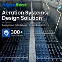 AquaSust Carbon-Carbon Cross-Linking Anti-Clogging Disc Diffuser untuk Sistem MBBR