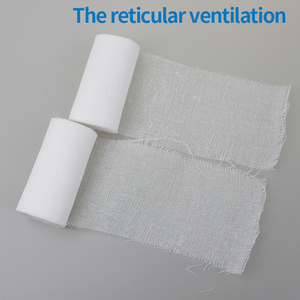 ผ้าก๊อซทางการแพทย์แบบม้วนผ้านอนวูฟเวนผ้าพันแผลยืดหยุ่นในขนาดที่แตกต่างกันเป็นมิตรกับสิ่งแวดล้อมเกรดโรงพยาบาล - Product Image 5