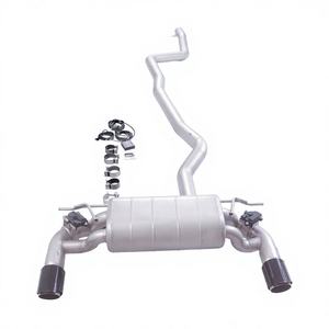 Échappement Catback Vortex Performance pour BMW 340i F30 F32 B58 3.0T Système à Double Valve avec Embouts en Fibre de Carbone Kit en Acier Inoxydable - Product Image 1