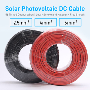 4mm2 năng lượng mặt trời hệ thống điện màu đỏ trạm Đồng điện áp thấp 1m PV cáp kết nối năng lượng mặt trời bảng điều khiển hỗ trợ OEM Trung Quốc cáp năng lượng mặt trời nhà máy - Product Image 6