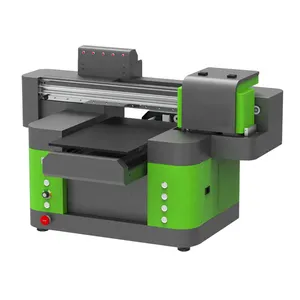 Automatic print direct on plastic wood glass metal digital A3 UV printer