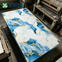 Panel de Pared SPC UV PVC Antiestático, Impermeable, Ignífugo, Resistente a la Humedad, con Estampado Animal, Estilo Europeo Moderno, para Interiores del Hogar