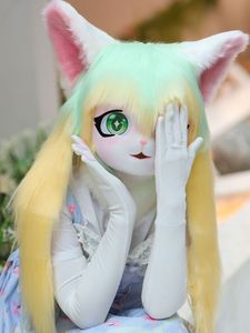 Casque et costume de qualité supérieure en fourrure Kigurumi - Product Image 3