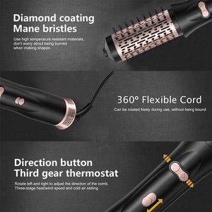 แปรงลมร้อน Fengmang 3-in-1 มัลติฟังก์ชั่น สำหรับยืด ดัด และเป่าผม พร้อมหวีเคลือบ<span class=keywords><strong>เพชร</strong></span>และขนแปรงสำหรับจัดแต่งทรงผม - Product Image 4