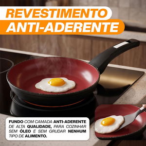 Non-Stick Marble Coated Fry <b>Pan</b> Bakelite Handle Aluminum Cookware Non-stick Forged Frying <b>Pan</b> <b>Set</b> - Product Image 5