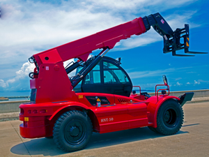 Carretilla elevadora telescópica HNT50 de 5 toneladas de suministro de fábrica original con piezas de repuesto - Product Image 4