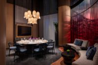 Ensemble de meubles pour restaurant commercial - Chaises en plastique modernes et écologiques pour cafés, restaurants et hôtels