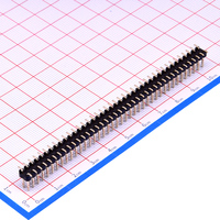 Conector de pin header SMT de doble fila de 2.54mm 2*2P-2*40P para placa PCB
