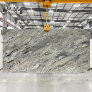 Dalle de pierre naturelle polie GOLDTOP, quartzite Silk Road, pour plan de travail de cuisine, villa, appartement, hôtel - Product Image 3