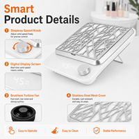 Yaqin – Nouveau extracteur de poussière professionnel à double ventilateur turbo pour table de manucure, idéal pour salon, à prix abordable