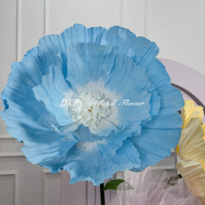 Suministros para fiestas Decoración de escenario Fondo de flores de papel gigante Elegante soporte de flores gigante Decoración de boda - Product Image 3
