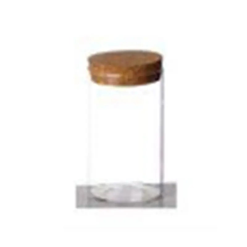 Hot Selling Airtight Container Glass Food Honey Cookie Storage Jar Glas Jar with Cork Lids / Glass Jar