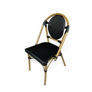Chaises et <span class=keywords><strong>table</strong></span> de bistrot en rotin, ensembles de bistrot en rotin pour <span class=keywords><strong>jardin</strong></span>, ensemble de bistrot en bambou pour patio, mobilier d'extérieur - Product Image 5
