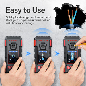 NFOYAFA NF-5105 3-in-1 Multifunctional Stud Finder Wall Scanner Live <b>Wire</b> Detection Tool for Home Use 1-Year Warranty ODM - Product Image 3