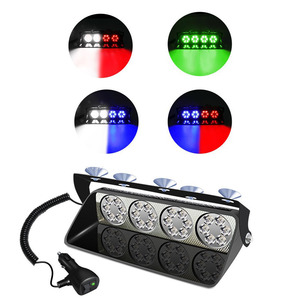 DC12V voiture camion rouge bleu Led stroboscope <span class=keywords><strong>Flash</strong></span> lumière 24SMD ventouse tableau de bord intérieur pare-brise avertissement <span class=keywords><strong>Flash</strong></span> Led lumières S24 - Product Image 2