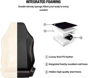 Venta al por mayor de Bengal Pakistán marca 4D reposabrazos silla juego 2022 de alta calidad OEM PU Silla de juego de cuero con reposapiés - Product Image 3