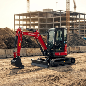 Mini-excavatrice d'occasion Yanmar Vio35 de 3,5 tonnes pour travaux en espace restreint, bon état, excavatrice Vio35 - Product Image 1