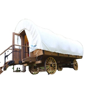 Hot Bán Du Lịch Ngựa Rút Ra Wagon Camper Wagon Lều Vận Chuyển/Mới Ngoài Trời Sang Trọng Di Động Vận Chuyển Lều Glamping Wagon Lều - Product Image 6