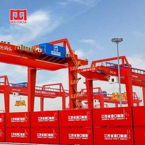 Gru a portale su rotaie per container da 60 tonnellate con PLC e avvolgicavo per uso esterno - Product Image 6