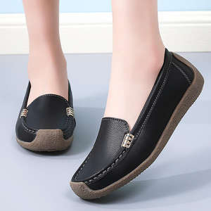 Zapatos Planos Casuales de Primavera y Otoño para Mujer, Talla Grande, Mocasines Versátiles Sin Cordones para Madres, Mocasines Sin Cordones para Mujer - Product Image 2