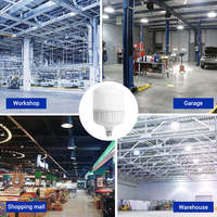 Ampoules LED en forme de T 100LM/W 10W 20W 30W 40W 50W 60W 80W 100W Matière première B22 E26 E27 Ampoule LED
