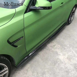 สเกิร์ตข้างคาร์บอนไฟเบอร์แท้ สำหรับรถ BMW ซีรีส์ 3 F80 รุ่น PSM สไตล์ปี 2013-2019 - Product Image 6