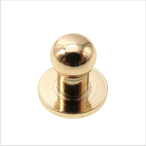 Parafusos e Rebites Redondos Ajustáveis Vintage OEM de Latão Sólido para Acessórios de Botões de Cintos e Bolsas de Couro - Product Image 6