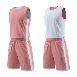 Uniforme de Baloncesto Personalizado, Conjunto de Camiseta de Equipo, 100% Poliéster, Transpirable, de Secado Rápido, Reversible, Venta al Por Mayor OEM - Product Image 4