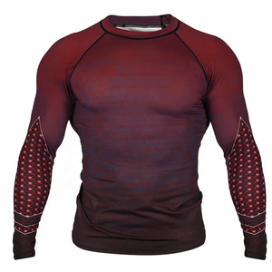 Men’s Sublimated <b>Compression</b> Rash Guards Breathable Nylon Workout <b>Shirts</b> Long Sleeves Men <b>Compression</b> <b>Shirts</b> Rash Guards Fitness - Product Image 1