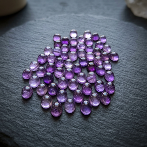 High Quality Natural Purple methyst Quartz Gemstone Cabochon 10x10MM Round for Jewelry Making Wholesale - Product Image 3