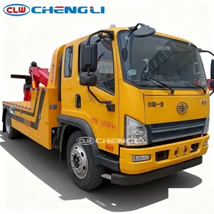 Camion de dépannage FAW, camion de remorquage lourd, véhicule de dépannage durable pour les opérations de remorquage et de sauvetage - Product Image 3