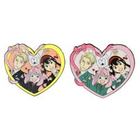 Nuevos estilos de anime japonés SPY x FAMILY Anya, pin de metal esmaltado, broche de aleación de chica bonita de dibujos animados
