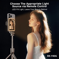 Moniteur universel d'écran de rétroprojection pour caméra arrière et selfies, compatible Apple iPhone 17 Pro Max et Samsung, pour l'enregistrement de vlogs et la diffusion en direct