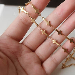 Collier personnalisé en acier inoxydable 316L plaqué or PVD 14K 18K, bijoux fins, colliers ras du cou tendance pour femmes - Product Image 3