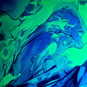 カスタムHolo Foilアートプリントデジタルホログラフィックペーパーネオンインクポスターゲームキャラクターアニメストリームルーム壁装飾ポスター - Product Image 3