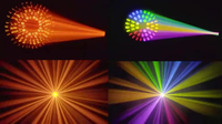 Lumière à Tête Mobile 295W Prisme King Beam 14R avec Effet Halo à Anneau Circulaire