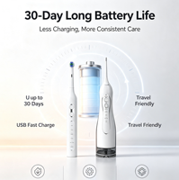 Nouvelle Tendance 2026 : Brosse à Dents Électrique Rotative Rechargeable et Hydropulseur Automatique pour Blanchiment – Combo Soin Bucco-dentaire OEM ODM