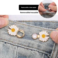 Botón de Presión de Aleación de Zinc con Diseño de Conejo, Personalizado de Fábrica, Ajustable en la Cintura, Desmontable para Jeans Holgados