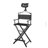 Chaise de maquillage pliable portable à prix avantageux pour l'extérieur, chaise de réalisateur