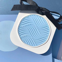 Diffuseur de parfum en céramique personnalisé avec logo OEM, décoration suspendue pour voiture, pierre aromatique parfumée