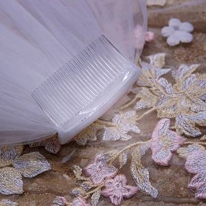 Shenglan Commercio All'ingrosso di Alta Qualità <span class=keywords><strong>Velo</strong></span> Da <span class=keywords><strong>Sposa</strong></span> Netto Lungo Rosa Del Fiore Del Merletto Trim <span class=keywords><strong>Velo</strong></span> Da <span class=keywords><strong>Sposa</strong></span> Da <span class=keywords><strong>Sposa</strong></span> In Pizzo Edage <span class=keywords><strong>Accessori</strong></span> Per Capelli - Product Image 6