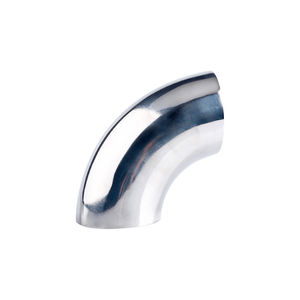 KQ nhà sản xuất tùy chỉnh vệ sinh phụ kiện đường ống SS 304 316L inox 4 inch Hàn 90 độ thép không gỉ khuỷu tay uốn cong - Product Image 3