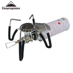 Campingmoon negro y rojo duradero elástico resistente al deslizamiento funda de tubo de manguera de silicona para pies de estufa de <span class=keywords><strong>Camping</strong></span> de Gas butano portátil - Product Image 2