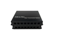 Convertisseur fibre optique téléphone/ethernet PCM 8/16/32/60 canaux voix FXS/FXO multiplexeur POTS