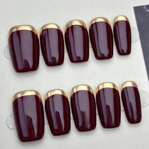 Uñas Postizas Rosadas con Pedrería 3D, Hechas a Mano, Acrílicas, con Logotipo Personalizado, Venta al Por Mayor - Product Image 2