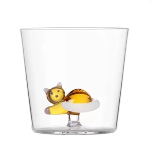 Taza de agua de cristal de gato lindo creativo personalizado taza transparente de mujer - Product Image 2