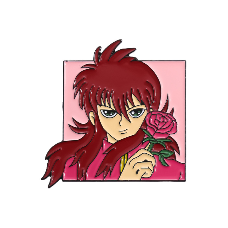 Yuyu Hakusho Manga Pin - Cool Hiei Kurama Kuwabara Urameshi