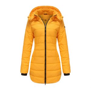 Veste en coton épais à manches longues, parka chaude pour femme, automne-hiver - Product Image 6