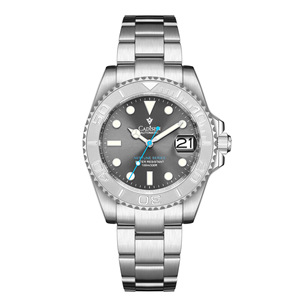 Montre élégante pour hommes Nouveau calendrier en acier inoxydable Montre d'affaires lumineuse à quartz étanche - Product Image 5